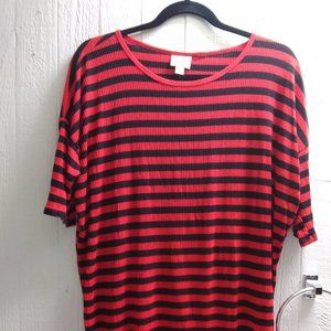 Lula Roe Women's Striped Top